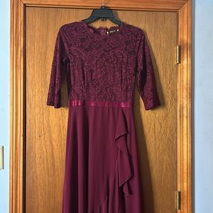 Cranberry Wedding/Party Dress